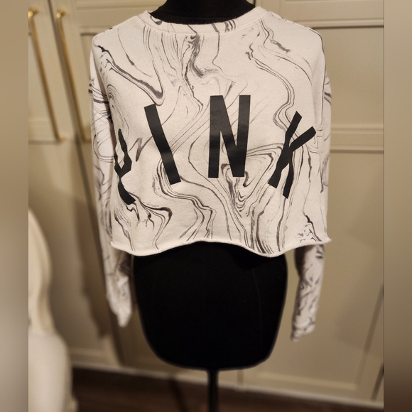 Pink Victoria's Secrets Crop Top Sweater - Picture 4 of 5